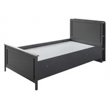 aea Kinderzimmermöbel Kinderzimmer Bett Kinderbett Grau Holz Set 4tlg