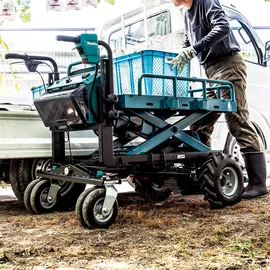 Makita Akku-Schubkarre 2x18V mit elektrischem Hub Solo - DCU601Z