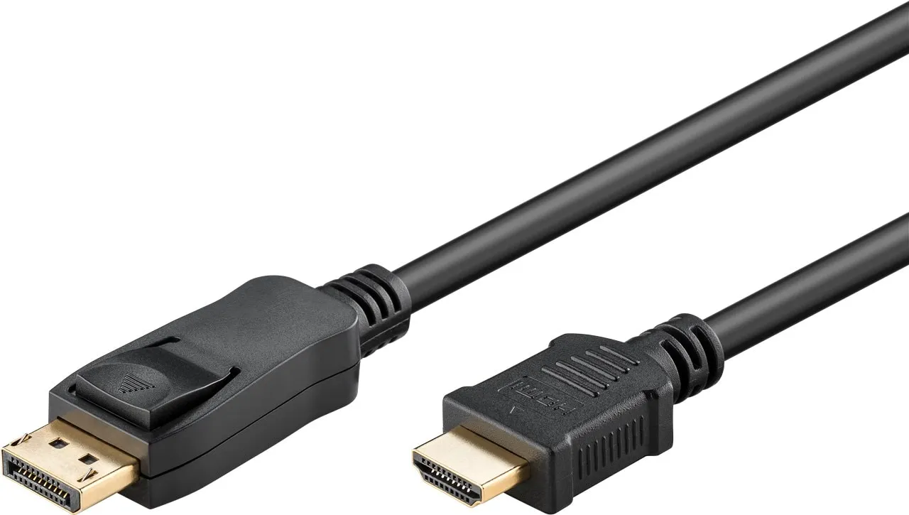 Goobay DisplayPort-auf-HDMI-Adapterkabel (2 m), Video Kabel