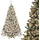 Costway Künstlicher Weihnachtsbaum Weiß/Grün 225 cm