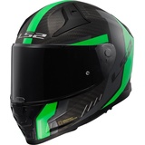 LS2 LS2, Integraler Motorradhelm VECTOR II CARBON GRID Matt Fluo Green, 4XL