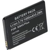 AccuCell Akku kompatibel Bea-Fon SL645/SL645Plus Akku, Li-ion, 3,7V, 1400mAh, 5,2Wh, ICP5/44/55