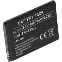 AccuCell Akku kompatibel Bea-Fon SL645/SL645Plus Akku, Li-ion, 3,7V, 1400mAh, 5,2Wh, ICP5/44/55