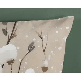 PURE luxury collection Ralfa Blumen Sand 135 x 200 cm + 2 x 80 x 80 cm