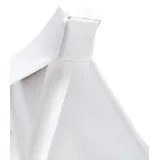 TexDeko Stretch Stehtischhusse für Bistrotisch Ø 60-65 cm Weiß | strapazierfähig verstärkte Fußtaschen bügelfrei waschbar