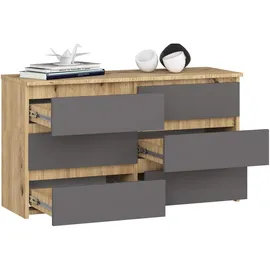 Milord Kommode CL100 100 x 57 x 35 cm Artisan-Grau