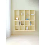 Hammel Furniture Bücherregal 210 x 27 x 210 cm Gelb