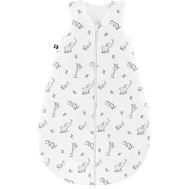 Julius Zöllner Baby Sommerschlafsack aus 100% Baumwolle, Größe 110, Standard 100 by OEKO-TEX, made in Germany, Safari