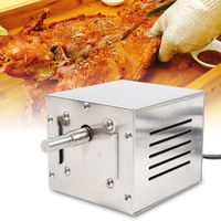 InSyoForeverEC KIOPOWQ Edelstahl Grill Motor BBQ-Röster Bräter Elektromotor für Grillspieß 25W Grillmotor Drehspieß Set Rotisserie 220V 60KG