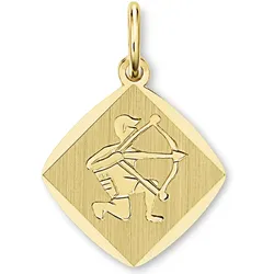 Sternzeichen-Anhänger ONE ELEMENT "Schütze Sternzeichen Anhänger aus 333 Gelbgold", gold, Schmuckanhänger, Damen, Schütze, Gelbgold 333, Damen Gold Schmuck Schütze