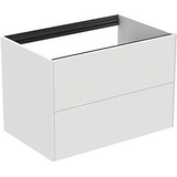 Ideal Standard Conca Waschtisch-Unterschrank T4356Y1 ohne Waschtisch-Platte, 2 Auszüge, 80x50,5x54 cm, Weiß matt lackiert