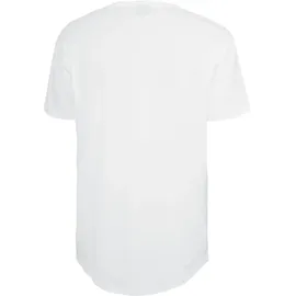 URBAN CLASSICS Shaped Long Tee - weiß