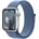 GPS 45 mm Aluminiumgehäuse silber, Sport Loop winterblau One Size