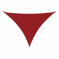 VidaXL Sonnensegel Oxford-Gewebe Dreieckig 3,5x3,5x4,9 m Rot