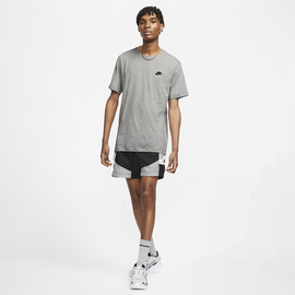 Nike Sportswear Club T-Shirt dark grey heather/black XXL