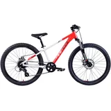 REDLOUD Jugendfahrrad »JA.01«, 8 Gang, Shimano, Altus Schaltwerk, Kettenschaltung, 70887201-31 weiß-rot + schwarz) Kinder