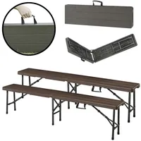 [en.casa] Lillestrøm 180 x 25 x 43 cm Dunkelbraun