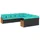 vidaXL Gartensofa-Set 11-tlg. schwarz