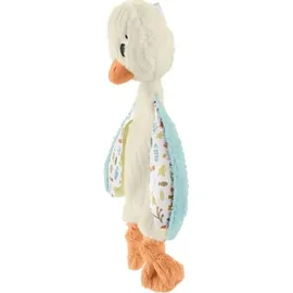 Fisher-Price Schmusegans 25 cm Blau/Orange/Weiß