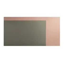 Exacompta 29123E Flexible Schreibunterlage Home Office, aus zweifarbigem Kunstleder (Polyurethan), weich und widerstandsfähig, 35 x 60 cm, grau