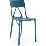Kartell A.I. Lite Stuhl petrolblau