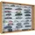 VCM Hängevitrine Mandosa XXL 80 x 10 x 60 cm Braun