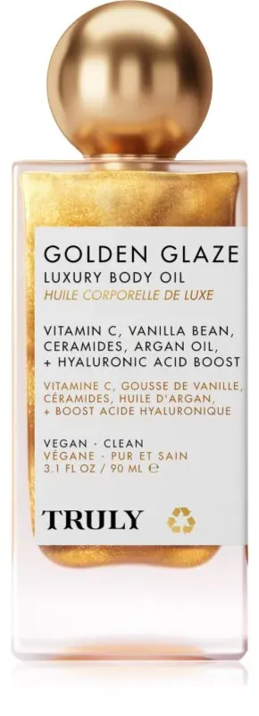 Truly Golden Glaze feuchtigkeitsspendendes Körperöl mit aufhellender Wirkung 90 ml