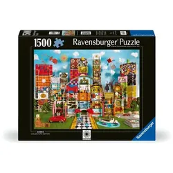 Ravensburger 12000434 - Eames House of Cards Fantasy, Puzzle, 1500 Teile