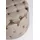 BIZZOTTO Pouf Lorella Samt 60 x 42 cm Beige