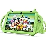 Semeakoko Kinder Tablet 10 Zoll,2024 Neuesten Kids Tablet Android 14 Octa-Core 2.0 GHz, 10GB RAM + 64GB ROM(TF 1TB), WiFi, Bluetooth, Dual Kamera, Elterliche Kontrolle, Kinder Bildungs APP, Grün