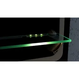 QLS LED RGB 6 Stück Glasbodenbeleuchtung Clip 12V Fernbedienung 16 Farben 11032