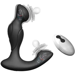 TYDAY Analvibratoren Prostata Massagegerä mit 10 Vibrationmodi mit Fernbedienung Analplug Vibrator Prostate Stimulato Sexspielzeug für Männer, Frauen, Paare