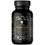 Luondu Vitamin D3 20.000 I.E + Vitamin K2 MK7 200 mcg Depot (30 Kapseln Hochdosiert & Vegan) Vitamin D3 K2 Kapseln hochdosiert I Ohne Zusätze, Hergestellt in DE