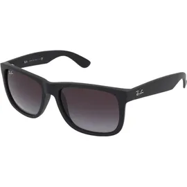 Ray-Ban Justin RB4165 601/8G 54 rubber black / grey gradient
