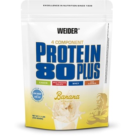 WEIDER Protein 80 Plus Banane Pulver 500 g
