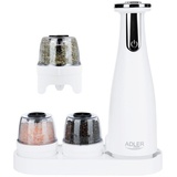 Adler AD 4449 Usb Elektrische Salz-und Pfeffermühle - White - One Size