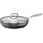 Pintinox Wok PINTINOX "ST1", grau (schwarz, edelstahlfarben), H:7,3cm Ø:28cm, Pfannen, Wok, 3-lagige Antihaftbeschichtung, inkl. Glasdeckel, Ø 28 cm, Induktion