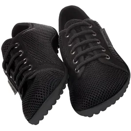 Leguano aktiv lavaschwarz, schwarze Sohle 34