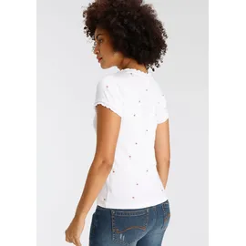 KangaROOS Kurzarmshirt Weiß 36/38