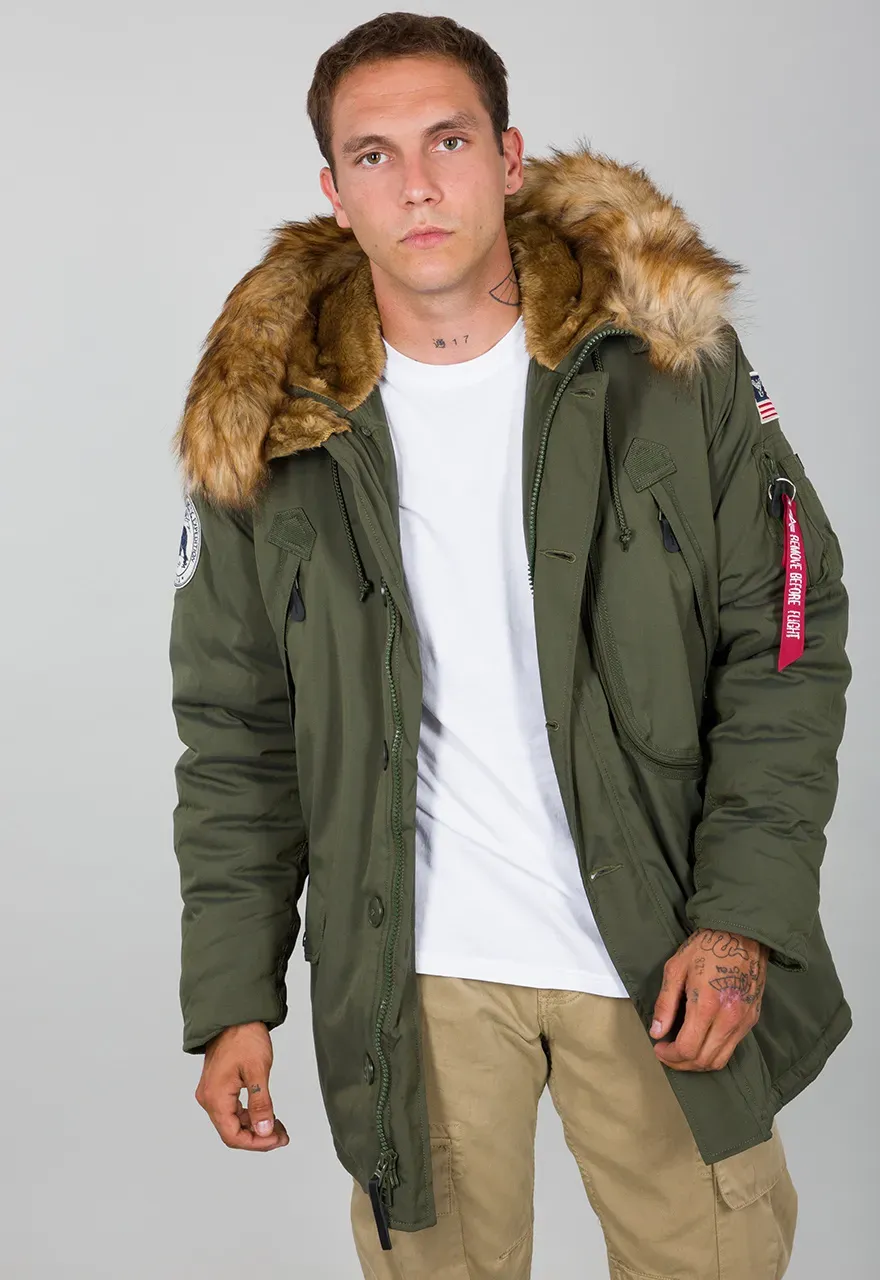 Alpha Industries Winterjacke Polar dunkelgrün Herren