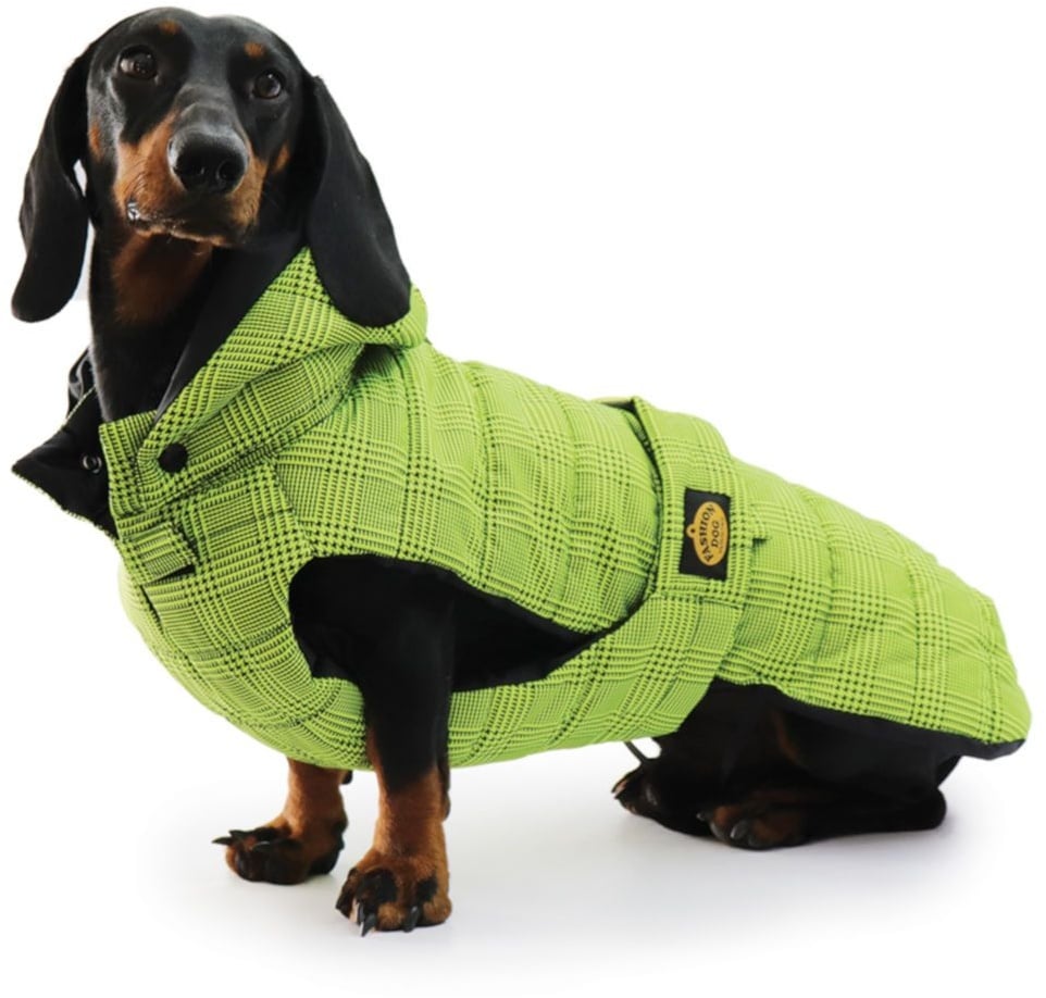 Fashion Dog wasserdichter Hunde-Steppmantel speziell für Dackel 1 St