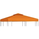 HIGSOSE Pavillon-Ersatzdach 310 g/m2 Orange 3x3 m Wasserdicht Stabil Winterfest Dach für Pavillon Gartenpavillon Abdeckung