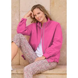 GOLDNER Kurzgröße: Moderne Freizeitjacke mit Reißverschluss", in pink, | Gr.: 21,