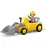Sieper GmbH SIKU 0146 - Toddys Luke Loady, Spielzeugauto mit Rückziehmotor und Spielfigur, gelb/grau