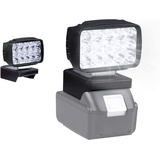 URUN LED Baustrahler,Akku Lampe für Makita 18V, 8W 900LM Tragbare LED Arbeitsstrahler mit 15 Superhelle Lampenperlen Campinglicht Kompatibel mit Makita BL1830 BL1860 für Wartungsarbeiten, Camping