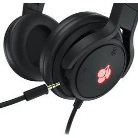 Cherry HC 2.2 Gaming-Headset Kabelgebundene USB-Kopfhörer mit Ersatz-Ohrpolster - Schwarz
