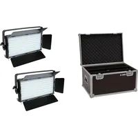 Eurolite Set 2x LED PLL-480 CW/WW Panel + Case