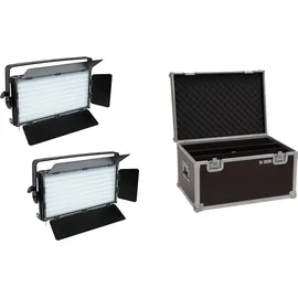 Eurolite Set 2x LED PLL-480 CW/WW Panel + Case