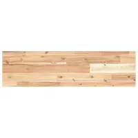 VidaXL Schweberegal 100x20x2 cm Massivholz Akazie Unbehandelt