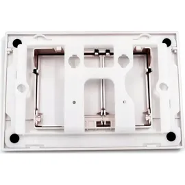 Stilform Drückerplatte Weiß Matt Kompatibel zu Geberit Duofix Sigma (up 320) oder Delta 2 Mengenspülung